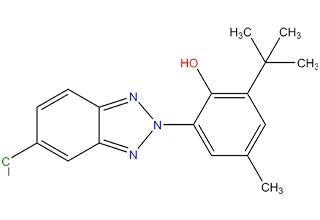 '2-(2'-hydroxy-3'-t-butyl-5'-methylphenyl)-5-chlorobenzotriazole