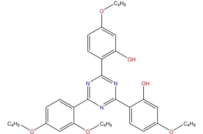 5-butoxy-2-[4-(4-butoxy-2-hydroxyphenyl)-6-(2,4-dibutoxyphenyl)-1,3,5-triazin-2-yl]phenol
