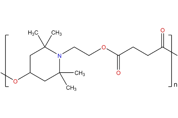 Dimethyl succinate polymer with 4-hydroxy-2,2,6,6-tetramethyl-1-piperidine ethanol