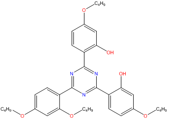 5 butoxy 2 4 4 butoxy 2 hydroxyphenyl 6 2,4 dibutoxyphenyl 1,3,5 triazin 2 yl phenol