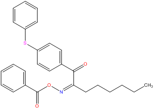 1 4 phenylthio phenyl 1,2 octanedione 2 o benzoyloxime