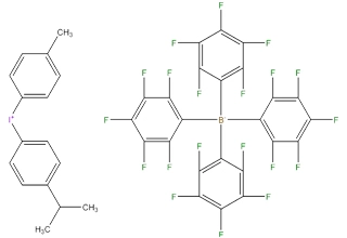 (4-isopropylphenyl)(p-tolyl)iodoniumtetrakis(pentafluorophenyl)borate