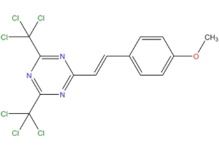 2-[2-(4-Methoxyphenyl-2-yl)vinyl]-4,6-bis(trichloromethyl)1,3,5-triazine