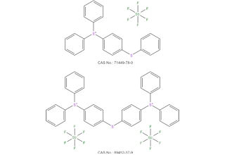 Mixed type triphenyl sulfonium hexafluoroantimonate salt