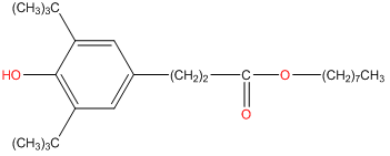 octyl 3,5 di tert butyl 4 hydroxy hydrocinnamate