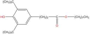 3,5 bis 1,1 dimethylethyl 4 hydroxybenzenepropanoic acid thiodi 2,1 ethanediyl ester