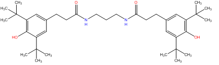 n,n' propane 1,3 diylbis 3 3,5 di tert butyl 4 hydroxyphenyl propionamide 