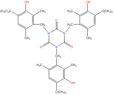 1,3,5 tris 2,6 dimethyl 3 hydroxy 4 tert butylbenzyl isocyanurate