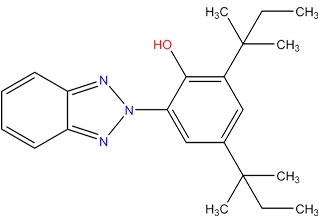 2-(2´-hydroxy-3’,5’-di-t-amylphenyl)benzotriazole; 2-(2H-Benzotriazol-2-yl)-4,6-ditertpentylphenol