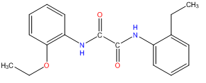n 2 ethoxyphenyl n' 4 ethylphenyl ethlyene diamide