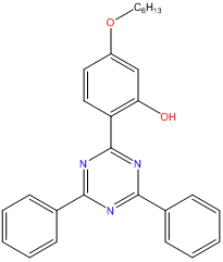 2 4,6 diphenyl 1,3,5 triazin 2 yl 5 hexyl oxy phenol