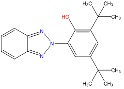 2 2' hydroxy 3',5' di t butylphenyl benzotriazole