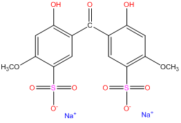 2,2’ dihydroxy 4,4’ dimethoxybenzophenone 5,5’ bis sodium sulfonate