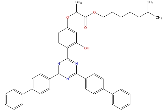 Isooctyl 2-[4-[4,6-bis[(1,1'-biphenyl)-4-yl]-1,3,5-triazin-2-yl]-3-hydroxyphenoxy]propanoate