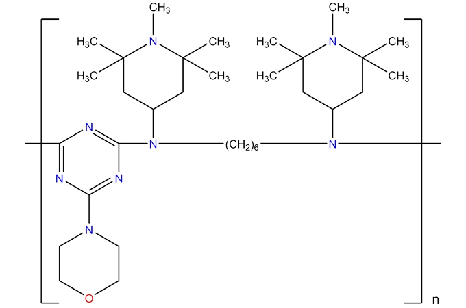 1,6-Hexanediamine, N,N'-bis(2,2,6,6-tetramethyl- 4-piperidinyl)-, polymers with morpholine-2,4,6-trichloro -1,3,5-triazine