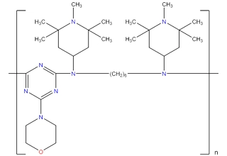 1,6-Hexanediamine, N,N'-bis(2,2,6,6-tetramethyl- 4-piperidinyl)-, polymers with morpholine-2,4,6-trichloro -1,3,5-triazine