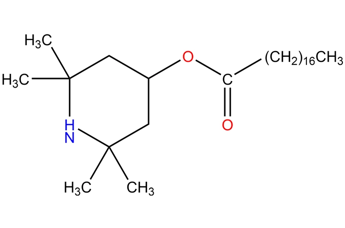 Fatty acids, C12−21 and C18−unsaturated, 2,2,6,6−tetramethyl−4−piperidinyl esters,  Polypropylene