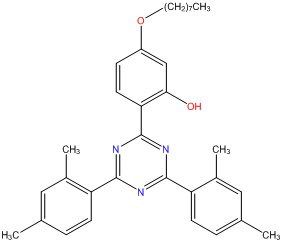 2 4,6 bis 2,4 dimethylphenyl 1,3,5 triazin 2 yl 5 octyloxy phenol