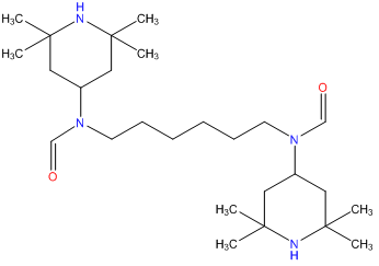 n,n’ bisformyl n,n’ bis 2,2,6,6 tetramethyl 4 piperidinyl hexamethylendiamine