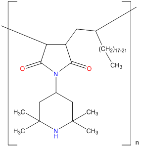 alkenes c20 24 alpha polymers with maleic anhydride reaction products with 2,2,6,6 tetramethyl 4 piperidinamine