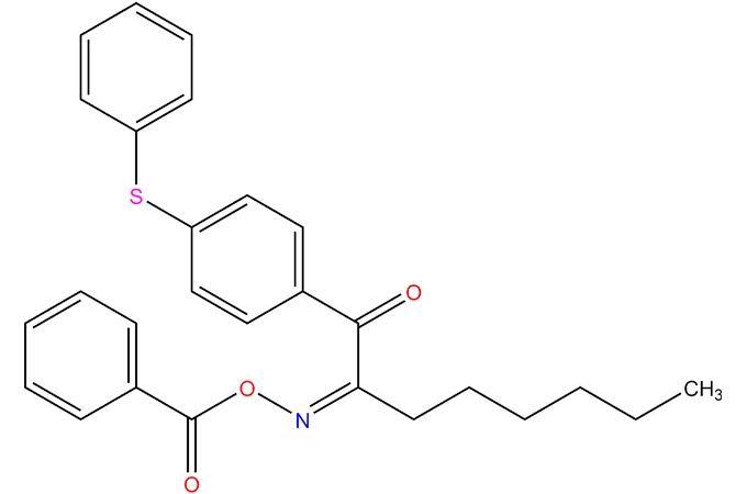 1-[4-(Phenylthio)phenyl]-1,2-octanedione 2-(O-benzoyloxime)