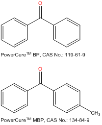 liquid mixture of benzophenone 50% and 4 methylbenzophenone 50%