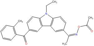 1 9 ethyl 6 2 methylbenzoyl carbazol 3 yl ethylideneamino acetate