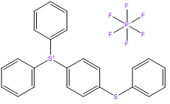 diphenyl 4 phenylthio phenylsufonium hexafluorophosphate