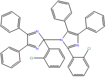 2,2' bis 2 chlorophenyl 4,4',5,5' tetraphenyl 1,2' biimidazole
