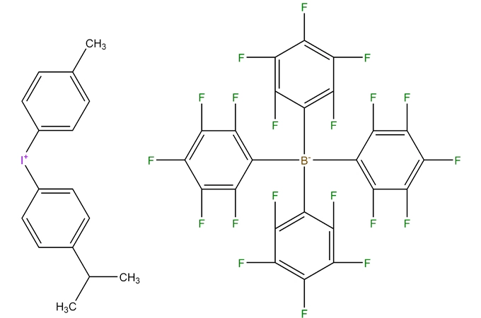(4-isopropylphenyl)(p-tolyl)iodoniumtetrakis(pentafluorophenyl)borate