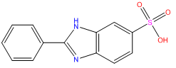 2 phenyl 1h benzimidazole 5 sulphonic acid