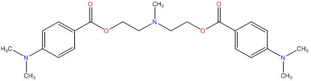 1,1′ methylimino di 2,1 ethanediyl bis 4 dimethylamino benzoate 