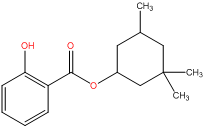 3,3,5 trimethylcyclohexyl salicylate