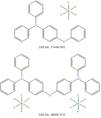 mixed type triphenyl sulfonium hexafluoroantimonate salt